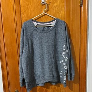 2/$20 Calvin Klein Charcoal Performance Sweatshirt